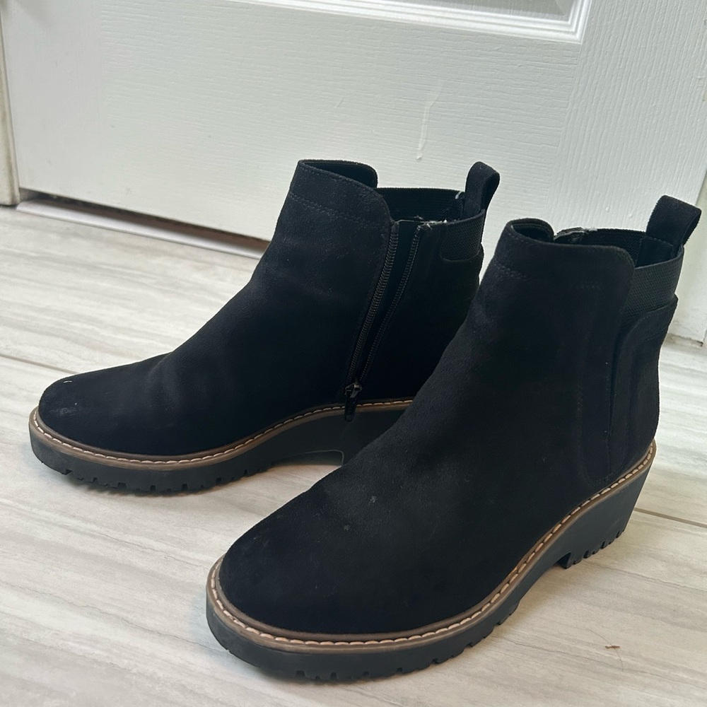 Black Suede Ankle Boots